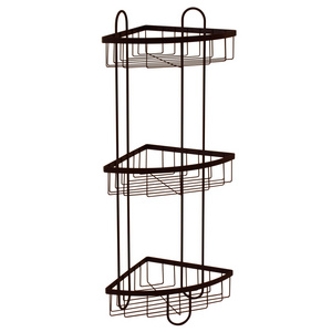 3 Tier Bathroom Caddy hanging Bathroom Stainless Steel Corner Shower Caddy Stand Black Wash Room Shelf Storage For Wash Bottle