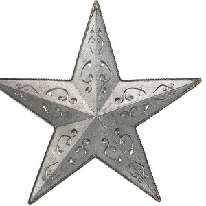 Rustic Metal Stars for Metal, Rustic Wall Decor, Country Outdoor Christmas Metal Star Wall Decor