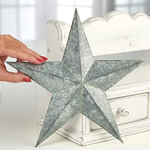 Rustic Metal Stars for Metal, Rustic Wall Decor, Country Outdoor Christmas Metal Star Wall Decor