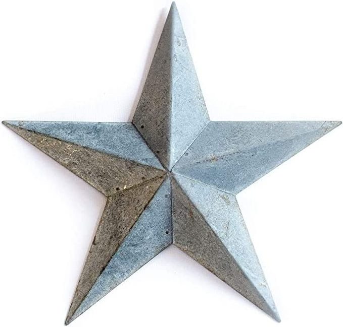 Rustic Metal Stars for Metal, Rustic Wall Decor, Country Outdoor Christmas Metal Star Wall Decor