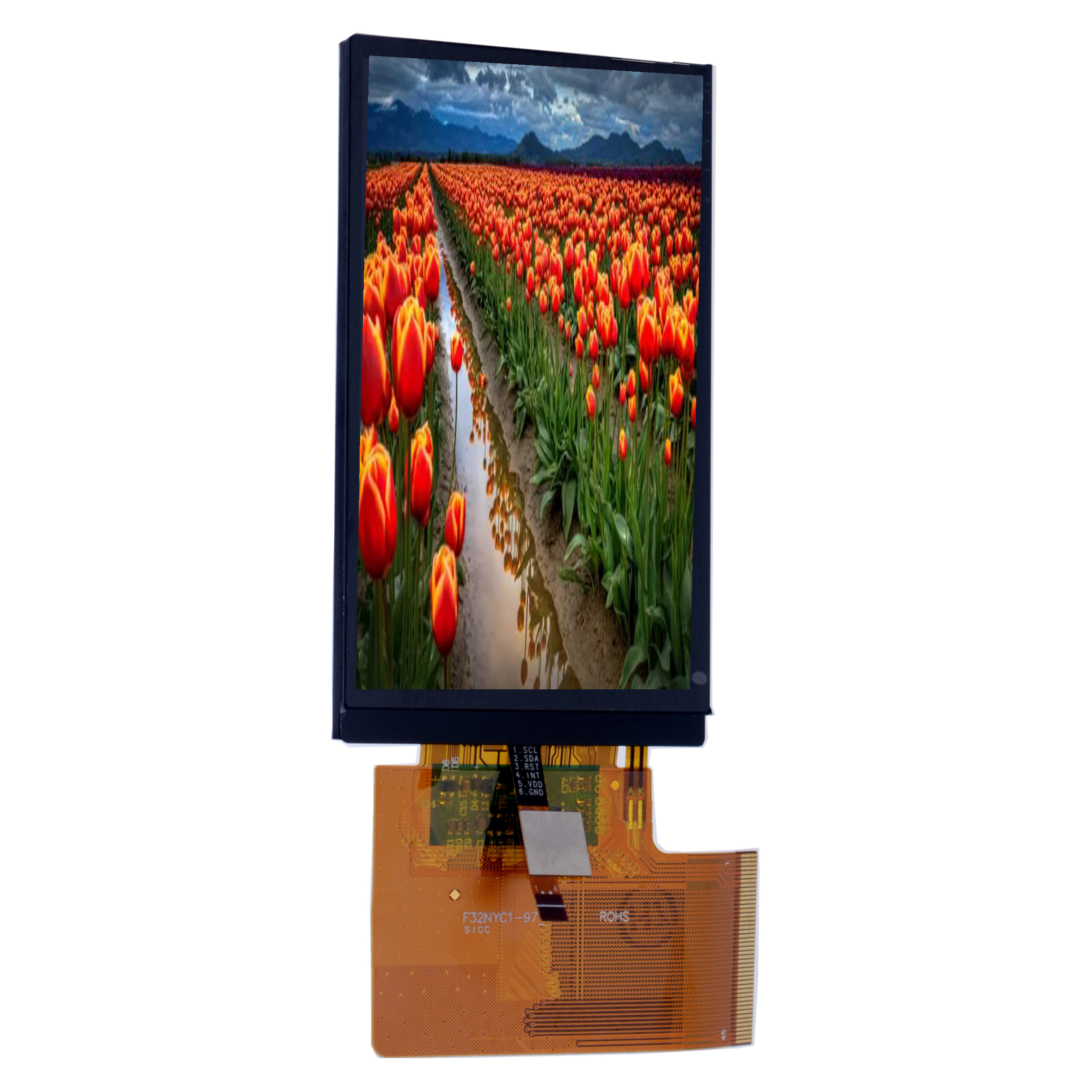 Custom Made Industrial 3.2 Inch TFT LCD Panel 3.2 Inch 480*800 Resolution RGB TFT Lcd Display Screen Module