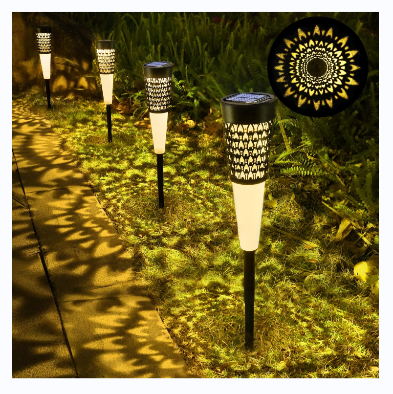 Solar Lights for Garden ,Solar Lamp for Weatherproof, Warm White Solar Garden Light for Outdoor, Backyards, Lawn Decoration