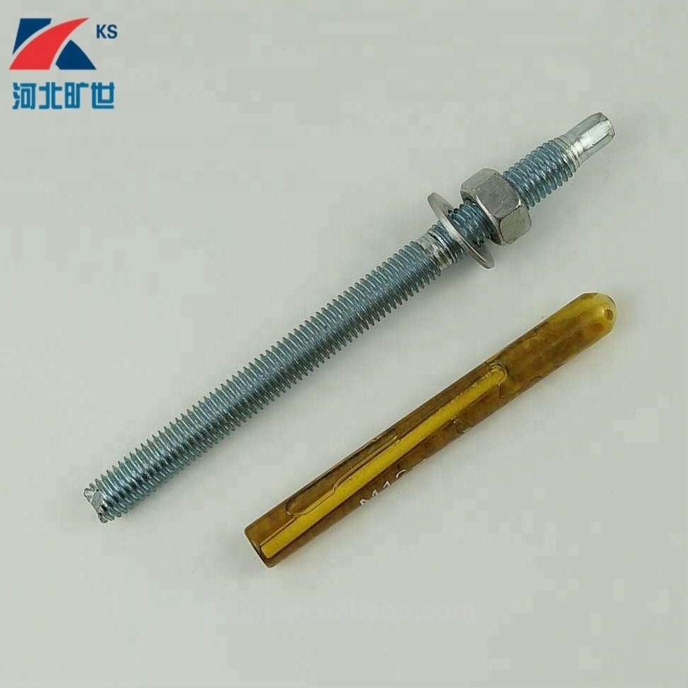 Hexagon Head M8~M30 chemical stud anchor bolt