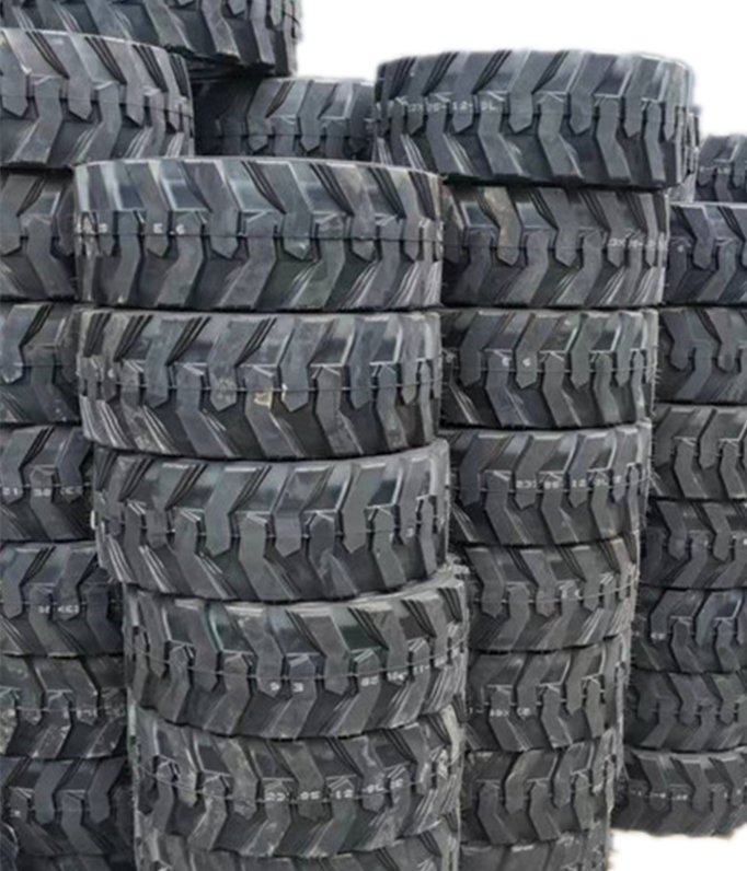 High Performance  wheels, 23x8.5-12  skid steer loader solid rubber tires for sale