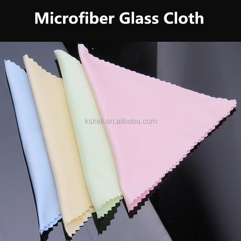 Logo printed microfiber lens cleaning cloth