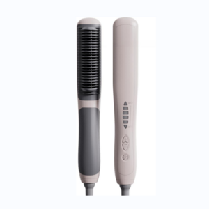 Manufacturer OEM/ODM Hair Care Portable Electric Hair Straightener  Brush Ceramic PTC Heat Professional Hair Straightener Comb