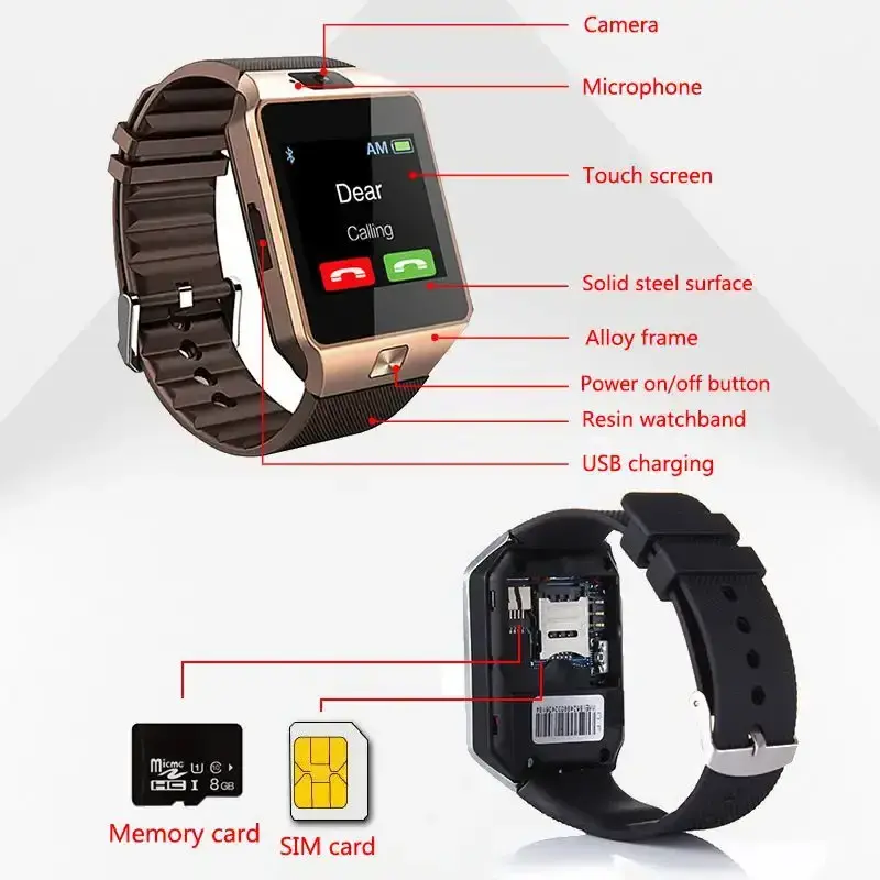 Smart Watch High Resolution Fitness Bracelet Tracker Intelligent Digital Sport Smart Watch