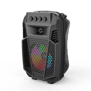 Karaoke Blue Tooth Speaker Outdoor RGB light Wireless Stand Funny Wireless Subwoofer party portable Speaker