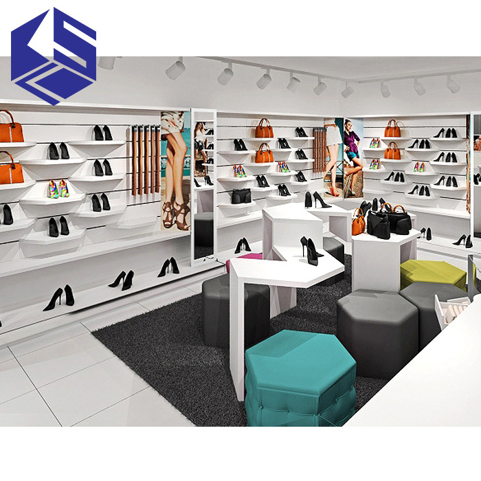 Retail shop furniture design ideas shoe store decoration shoe display design