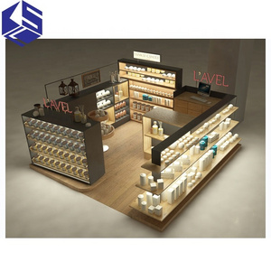 Best Food Kiosk Mall Sweet Shop Wood Design Retail Candy Display Cabinet