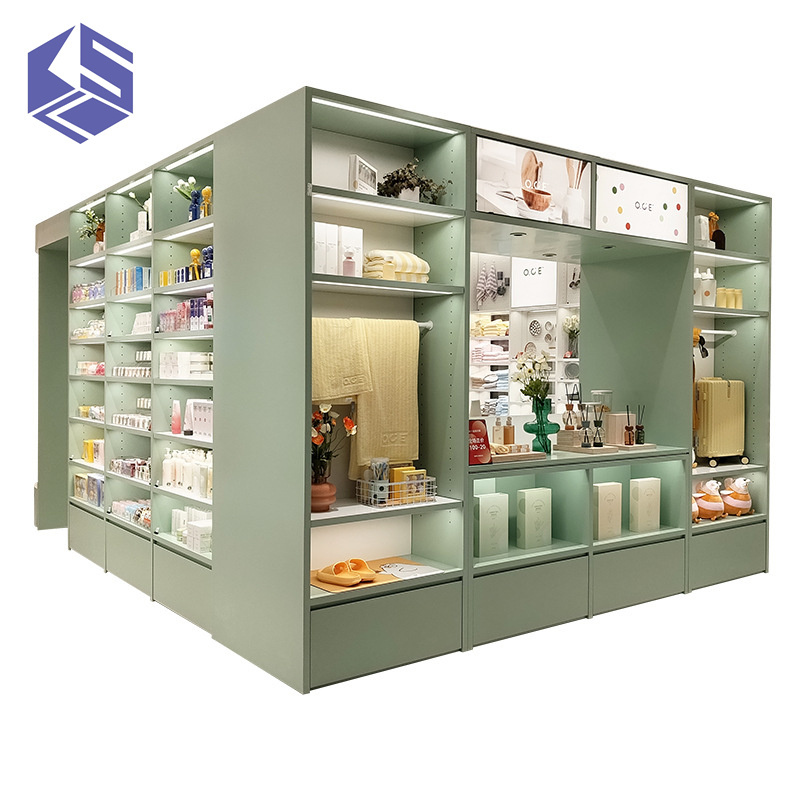 custom exhibition hall display shelf Toy hand office display cabinet snack storage shelf cosmetics Nakajima display shelf