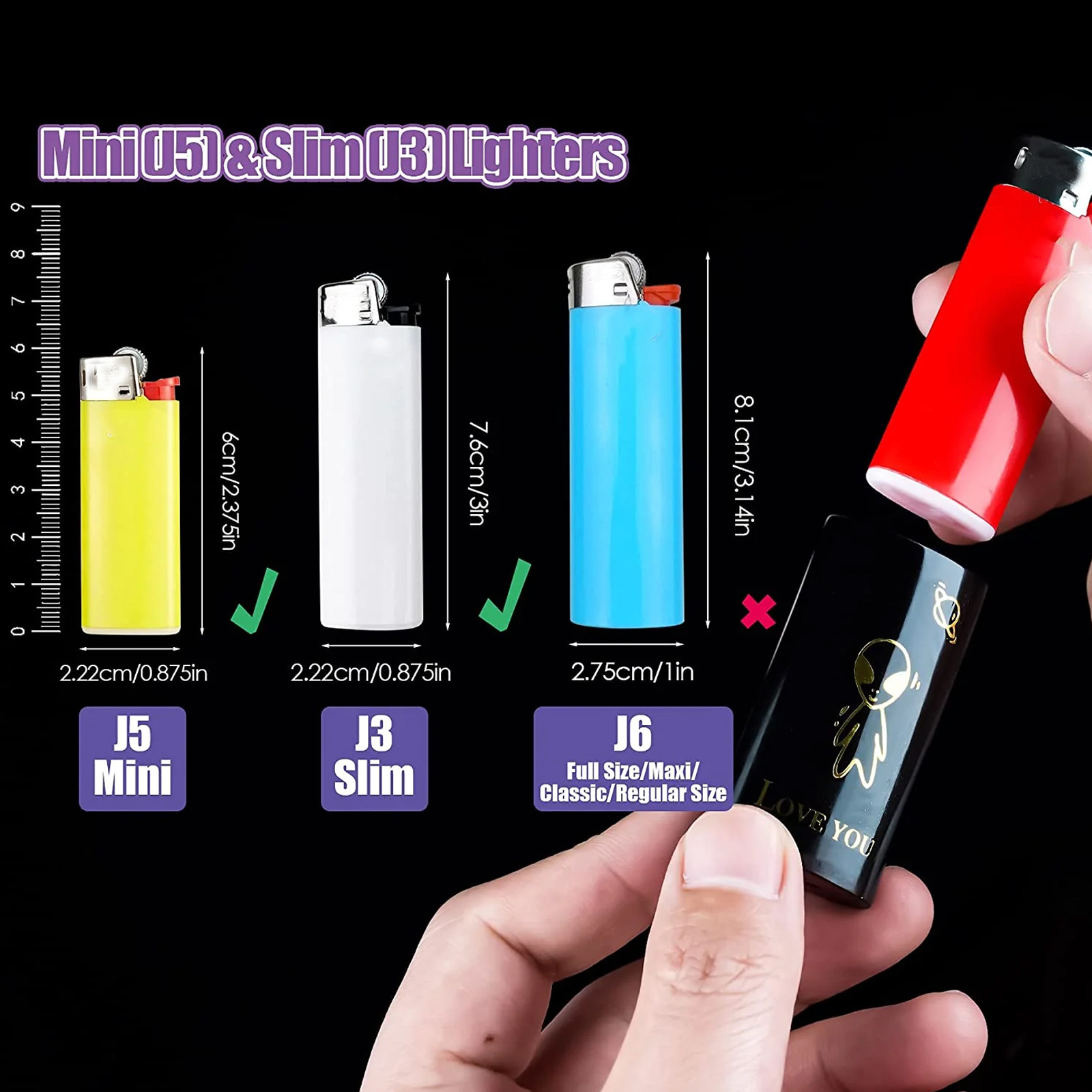 Creative Lighter Maxi J26 Import Smoking Cigarette Cricket Grinding Wheel Swedish Lighters 50pcs Per Box