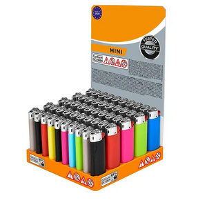 Cheap Price Lighters Maxi J26 Wholesale Original Regular Lighters Classic Lighters J25 J26 Mix Color 50pcs/Tray