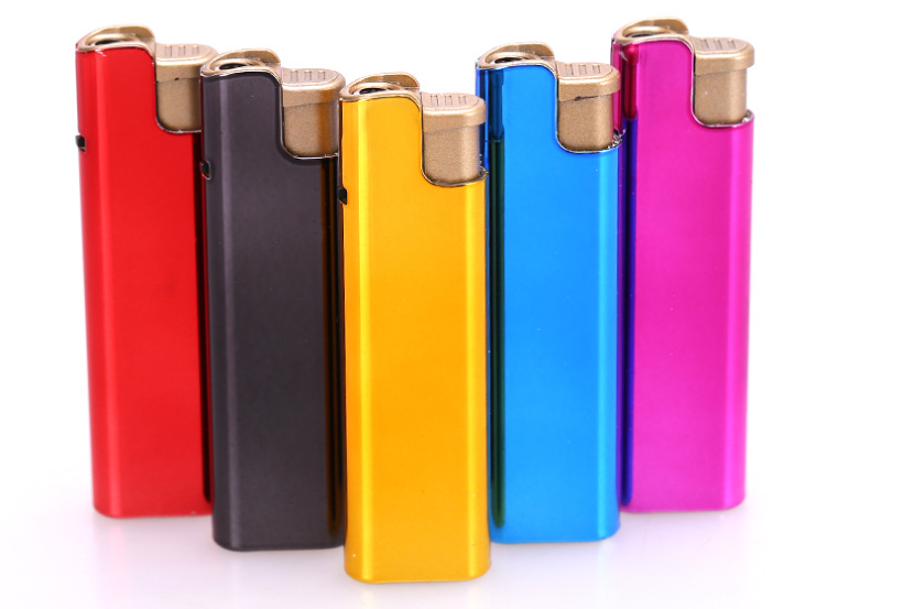 Cigarette Clippe r Jet Lighter Direct Flame Butane Gas Inflatable Cute Cigar Tool 48ct Lighters with Custom Logo For Sale