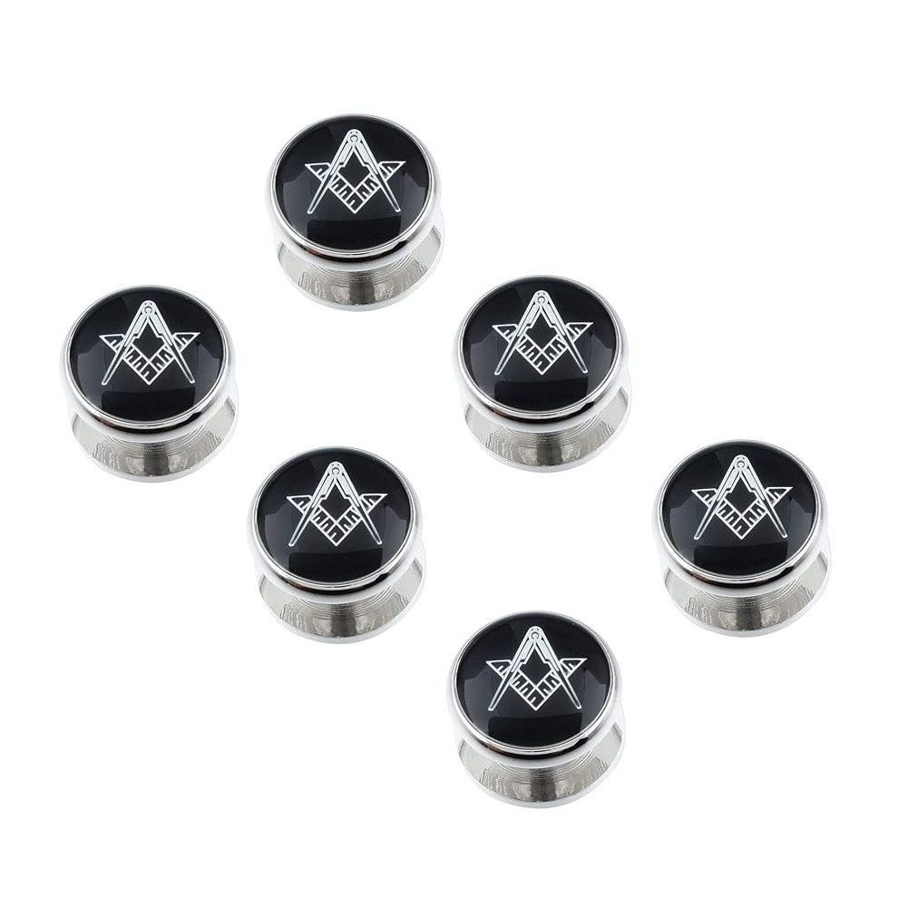 Luxury Promotional Gifts Personalized Custom Newest Metal Bronze Masonic Soft Enamel Cuff Links Women Men Cufflinks