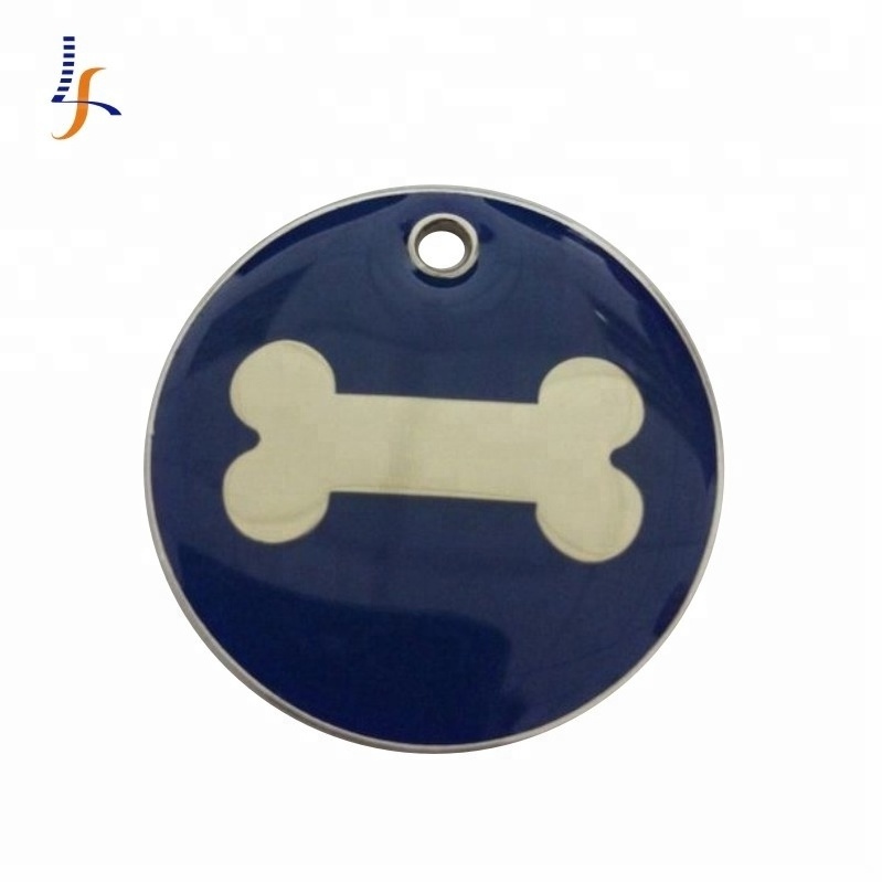 Cheap Aluminum Stainless steel Custom metal Blank Dog Tag Blank Bone Shaped Dog Tag  dog name id tag