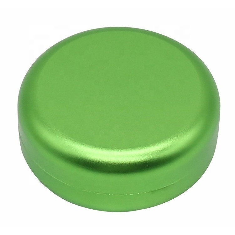 New 55mm 2-layer aluminum alloy rounded edge storage tank smoke grinder smoke crusher grinder