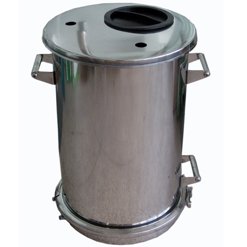 Stainless steel Bottom detachable Fluidized plates Powder coating hopper 55L