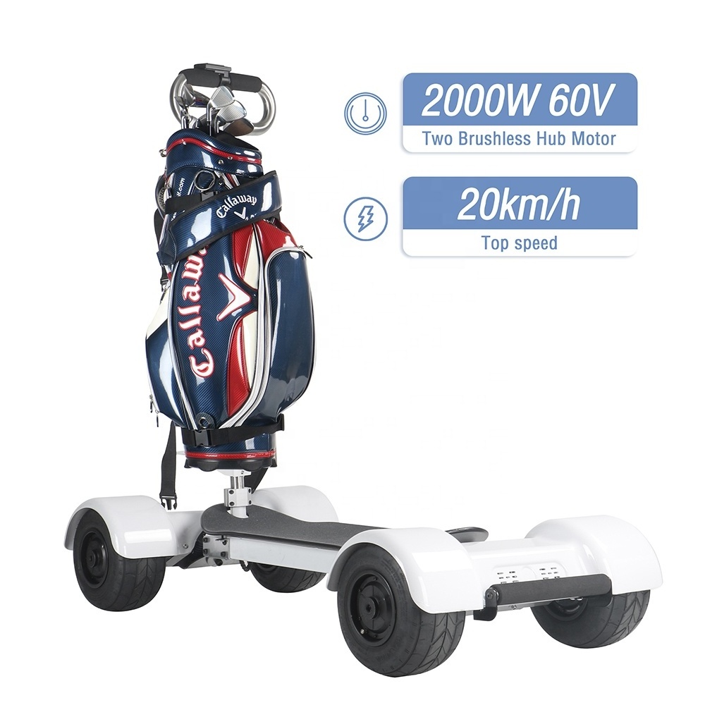 KSM-930 Wholesale  Golf Board Foldable 4 wheels Electric Scooter Golf Scooter Accessories Outdoor Electric Golf Skateboard