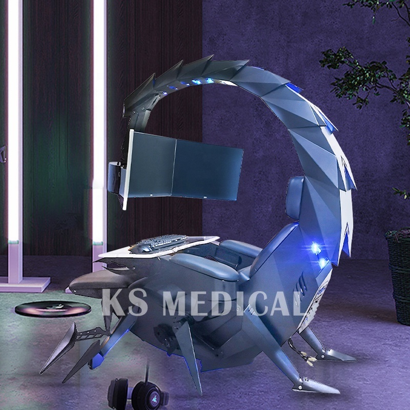 KSMED Modern Fashion High Gravity Massage Chair Gaming Adjust Monitor Cockpit Racing Office Gaming Chairs