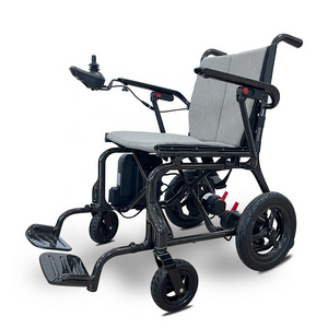 KSM-507 Carbon Fiber Portable Electric Travel Power Wheelchair Lightweight Wholesaler Price Folding Wheel Chair for the Disabled