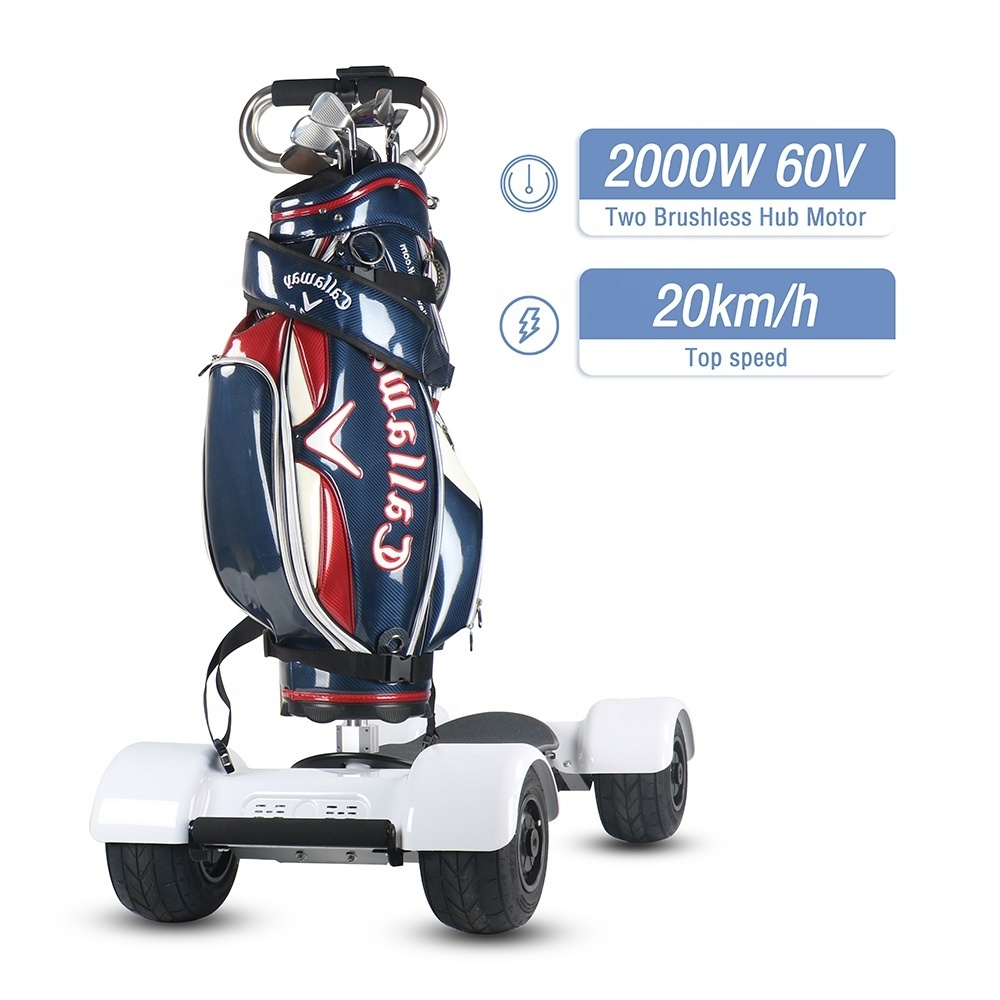 KSM-930 4 Wheeler golf cart scooter for sale max load 150kg golf bike electric scooter  golf skateboard