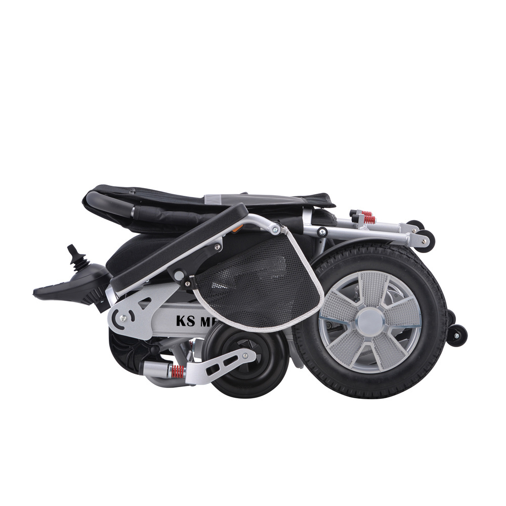 KSM-606AF Automatic Folding Portable Remote Control Drive Electric Lightweight Power Wheelchair