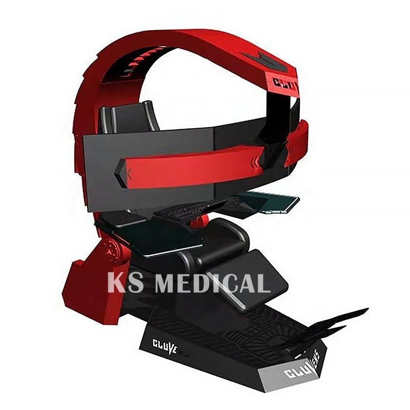 KSM-GC2 UNICORN Zero Gravity Works Computer rgb Gaming Chair with Massage and Heat Ergonomic Integrated Cockpit Gaming Chair wit