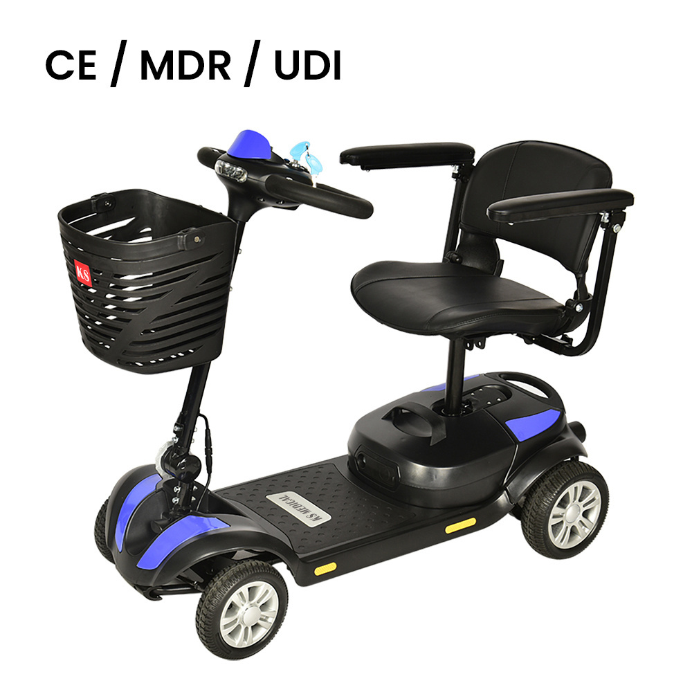 KSM-906 Mobility scooter 4 wheel electric elderly wholesale folding electric scooter high quality electric scooters powerful