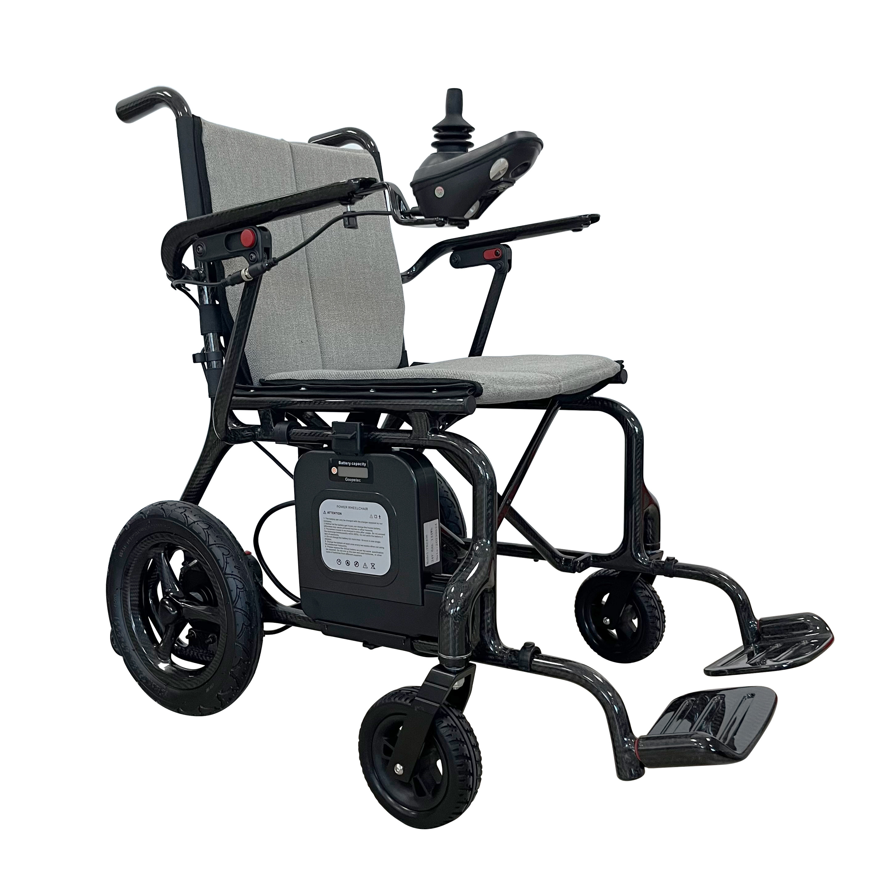 KSM-507 14.5 kg New Folding Lightweight Carbon Fiber Frame Ultralight Electric Portable Travel Wheelchair Carbon Fiber Tire