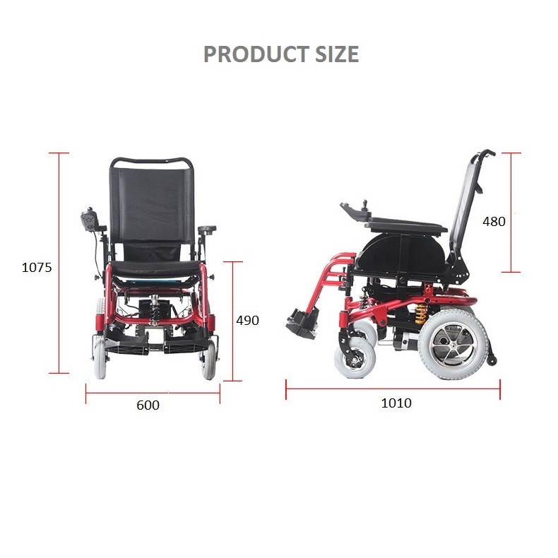 KSM-510  Best Selling Off Road Powerful Electric Wheelchair All Terrain Power Heavy Duty Wheelchair