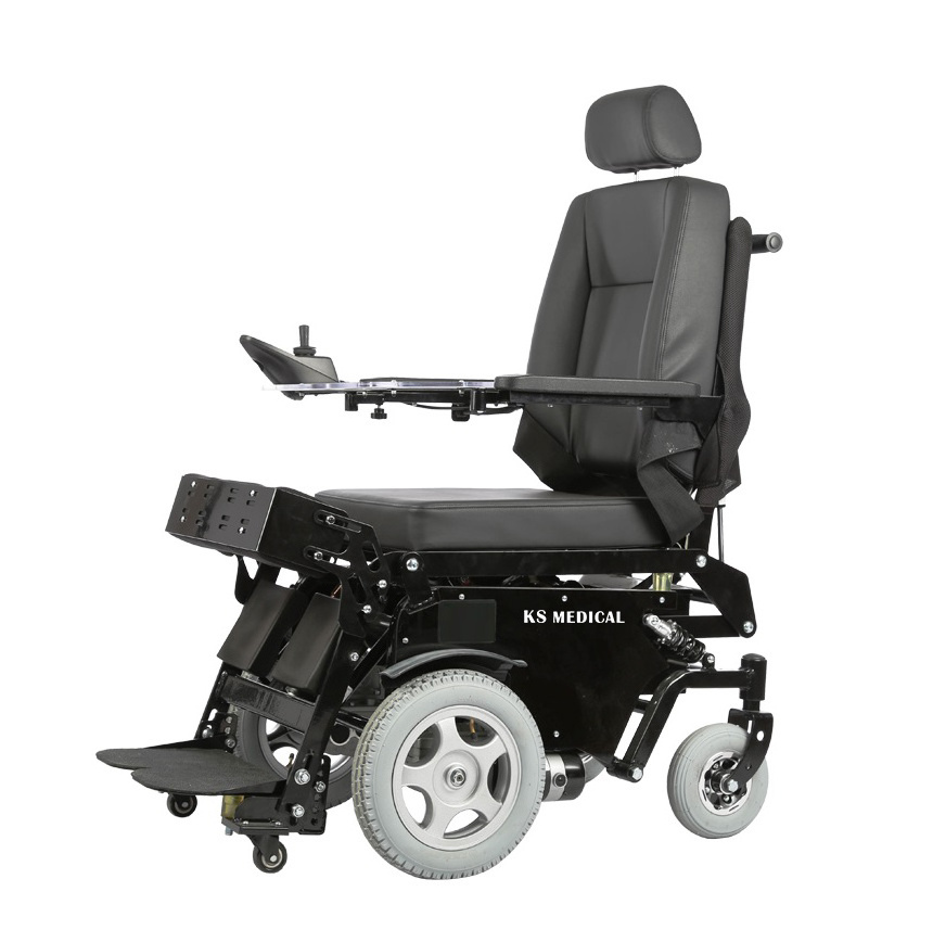 KSM-311 Ajustable Power Stand Up Reclining Wheelchair Heavy Duty Motorized Electric Standing Wheelchair