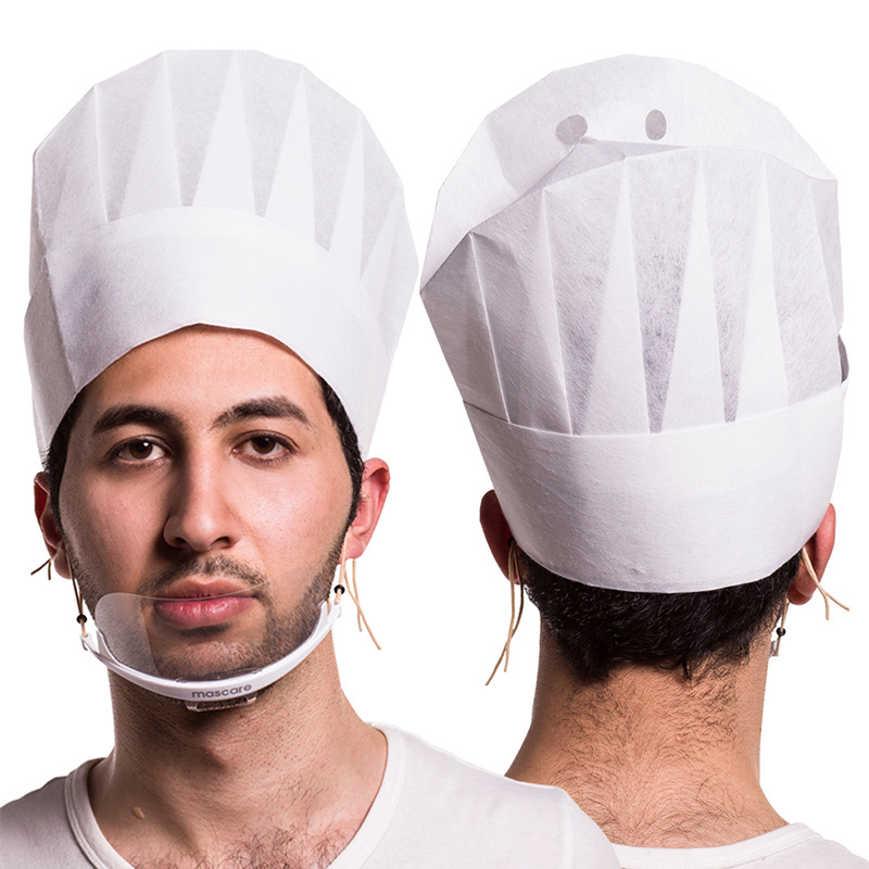 Disposable Adjustable Chef Cap Baker Kitchen Cooking Chef Hat