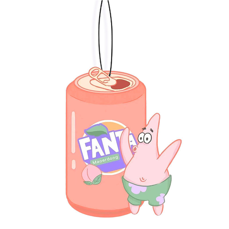 No MOQ custom elf pet anime perfume hanging air freshener with cartoon character printed