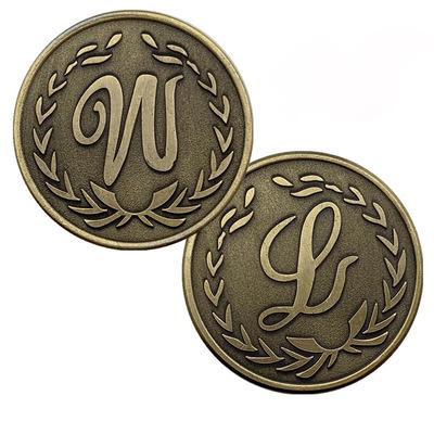 Personalized Custom Logo Metal Coins 3D Double Side Engraved Challenge Coin for Collection