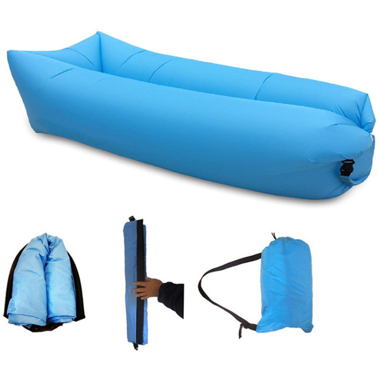 2024 Outdoor Camping Modern Lazy Lounger Beach Air Sofa Bag Inflatable Bean Bags for Adults