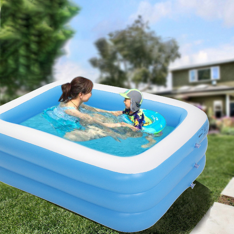 Custom Inflatable Children's Portable Mini Pool Outdoor Biggest Collapsible Inflatable Plastic Swimming Pool