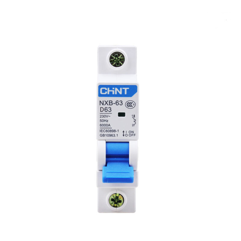 Chint circuit breaker MCB English version CE nxb-63 3P miniature air switch 25A miniature circuit breaker