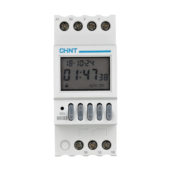 Chint time control switch 50Hz AC220V 240V 415V 3A/1.9A time switch Used for timing on or off of circuit time control switch