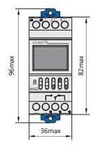 Chint time control switch 50Hz AC220V 240V 415V 3A/1.9A time switch Used for timing on or off of circuit time control switch