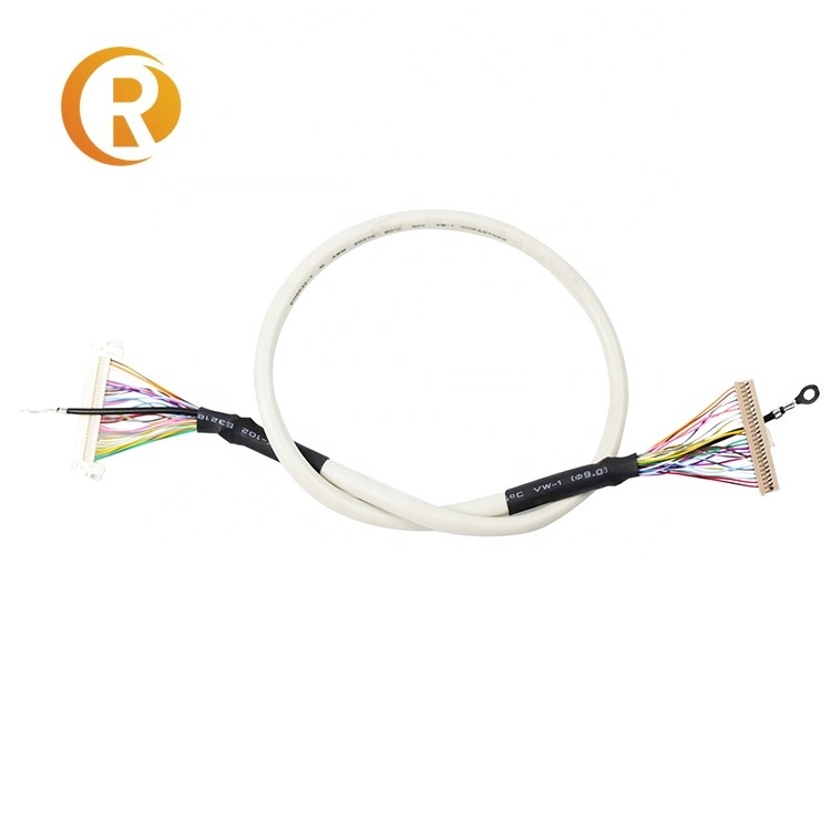 OEM PVC 40pin To 30pin IPEX LED To LCD Converter LVDS Cable