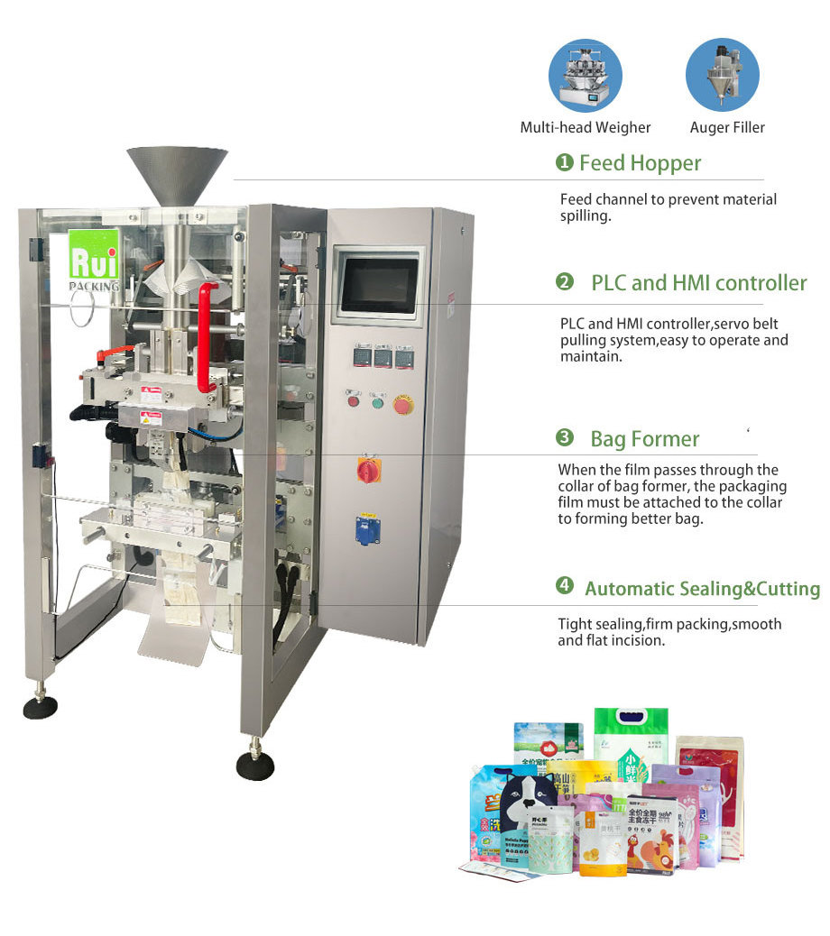 RL320 Automatic High Speed Vertical Packaging Machine for Food Dried Fruits Coffee Powder Liquids Pouches Bags Films