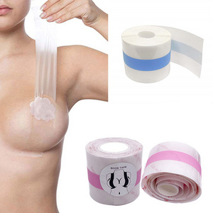 Free Sample Transparent Boob Tape for Cup a-g Latex Free Breast Clear Boob Tape