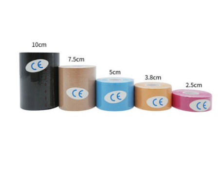 Cotton Elastic Athletic Tape Latex Free Pre Cut Kinesiology Sports Tape