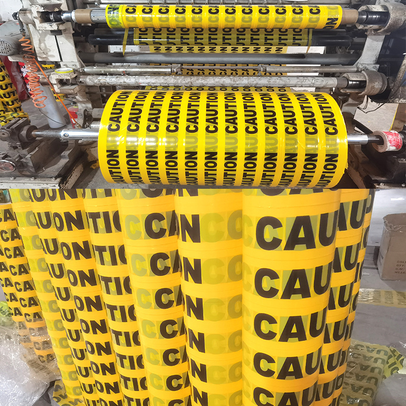 ANTI Caution Tape Yellow and Black Barricade Tape For Best Readability Maximum Visibility Designed for Danger/Hazardous Areas