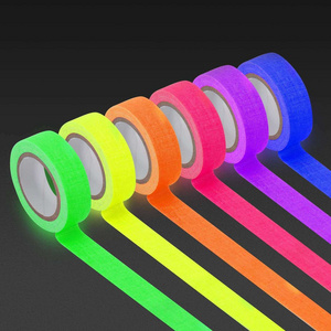 ANTI Custom Blacklight Neon Fluorescent Tape UV Neon Material Strong Stick Reflect Tape for Stage Decoration, Blacklight Party