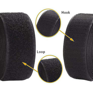 ANTI 25mm Custom Reusable Stretch Hook Loop Fastener Tape/fabric Magic Tape Hook And Loop Tape