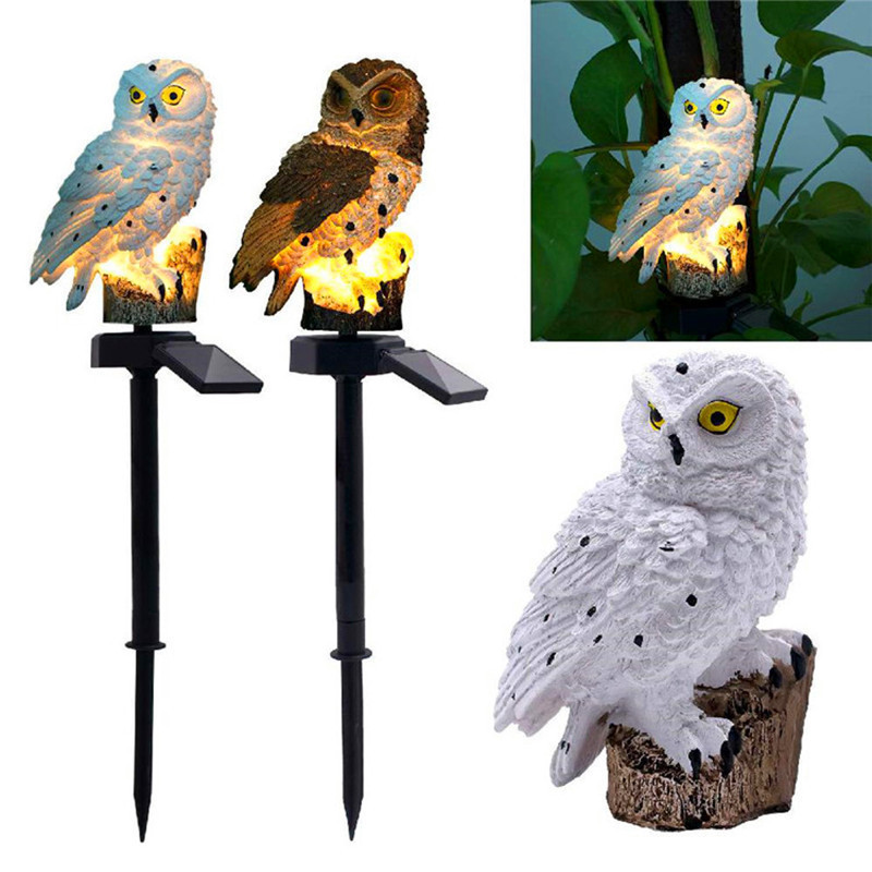 Newest Animal Porch Owl patio lawn pathway Lanterns Waterproof Stake Lights Decorative lamp outdoor led solar garden light