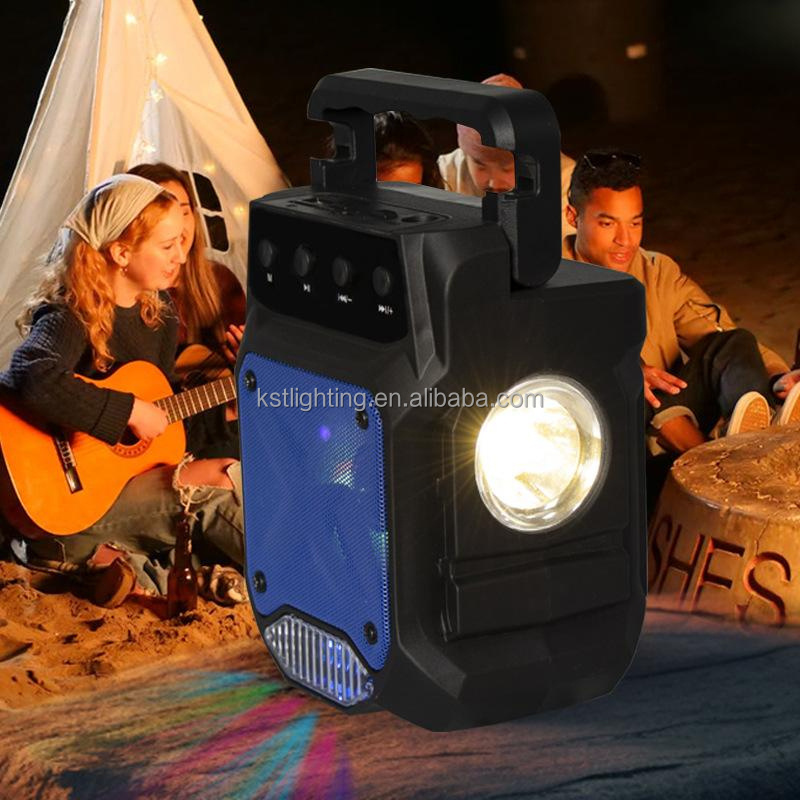 Multifunction woofer wireless party portable bluetooth speaker light long range powerful solar rechargeable led flashlight torch