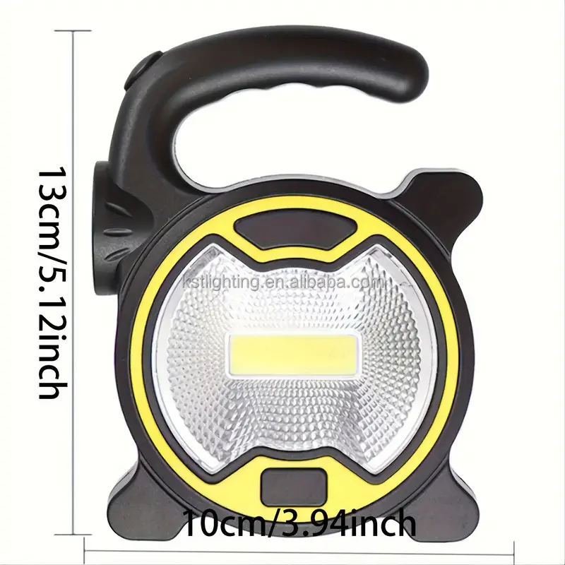 2024 new product mini yellow wholesale batteries emergency portable COB camp lamp light led flashlight torch